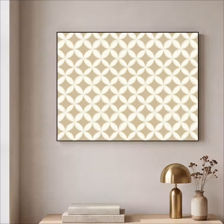 Art Frame - Symmetrisch - Motief - Beige — 5