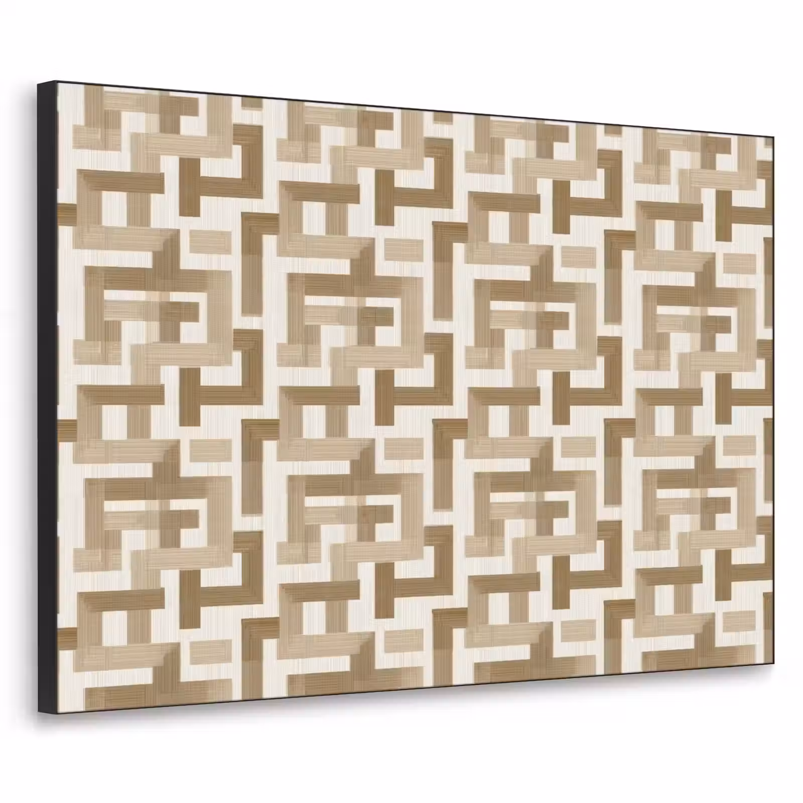 Art Frame - Geometrisch - Retro - Bruin — 1