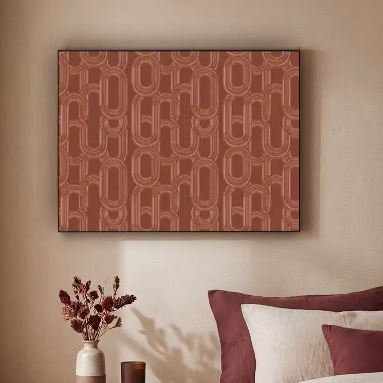 Art Frame - Abstract - Textuur - Bruin — 3