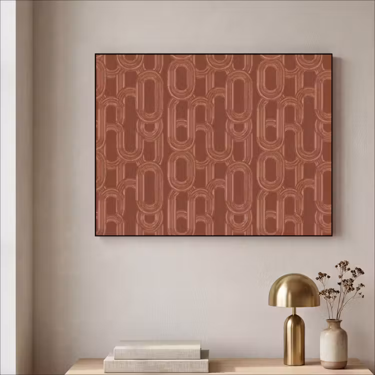 Art Frame - Abstract - Textuur - Bruin — 5