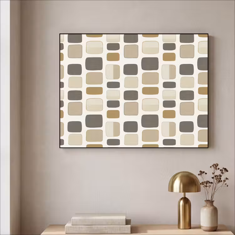 Art Frame - Blokken - Vintage - Grijs — 5