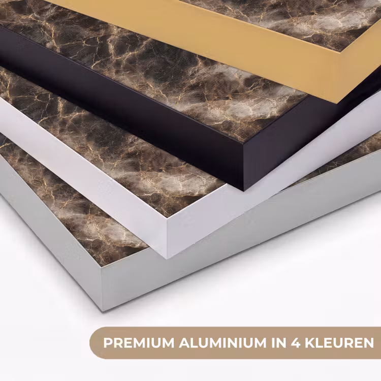 Art Frame - Bruin - Goud - Marmer — 2