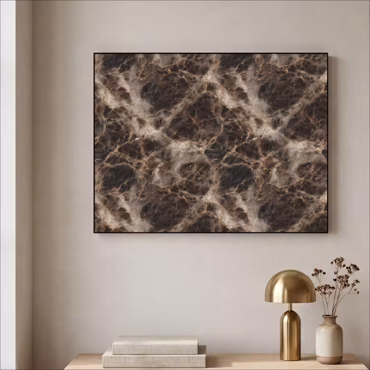 Art Frame - Bruin - Goud - Marmer — 5