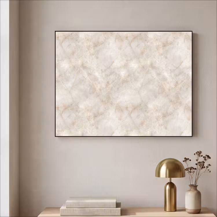 Art Frame - Lichtbeige - Goudbruine Nerven - Marmer — 5