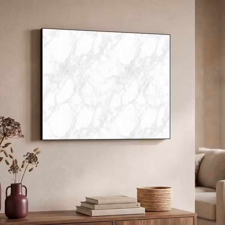 Art Frame - Minimalistisch - Wit - Grijze aders — 7
