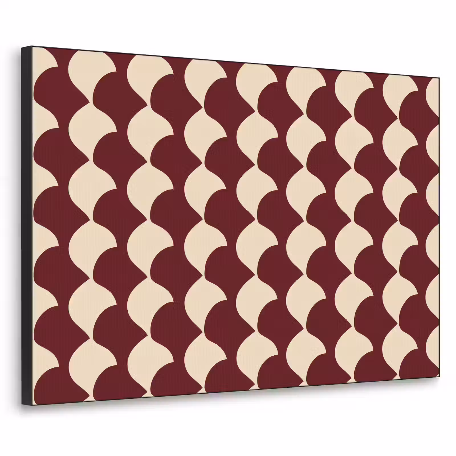 Art Frame - Rood - Tegelpatroon - Crème — 1