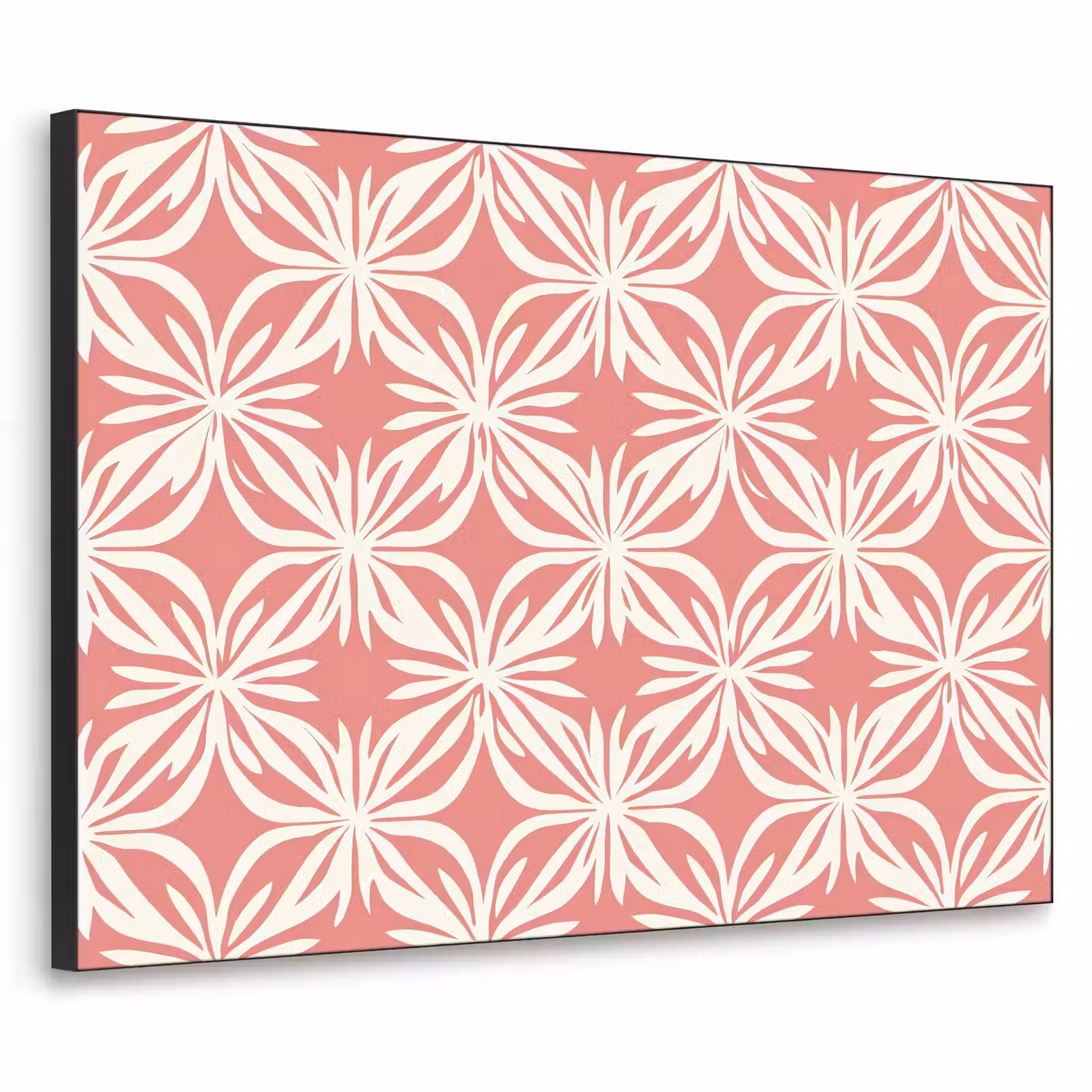 Art Frame - Roze - Bloemenmotief - Wit - Modern — 1