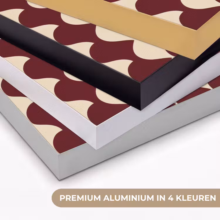 Art Frame - Rood - Tegelpatroon - Crème — 2