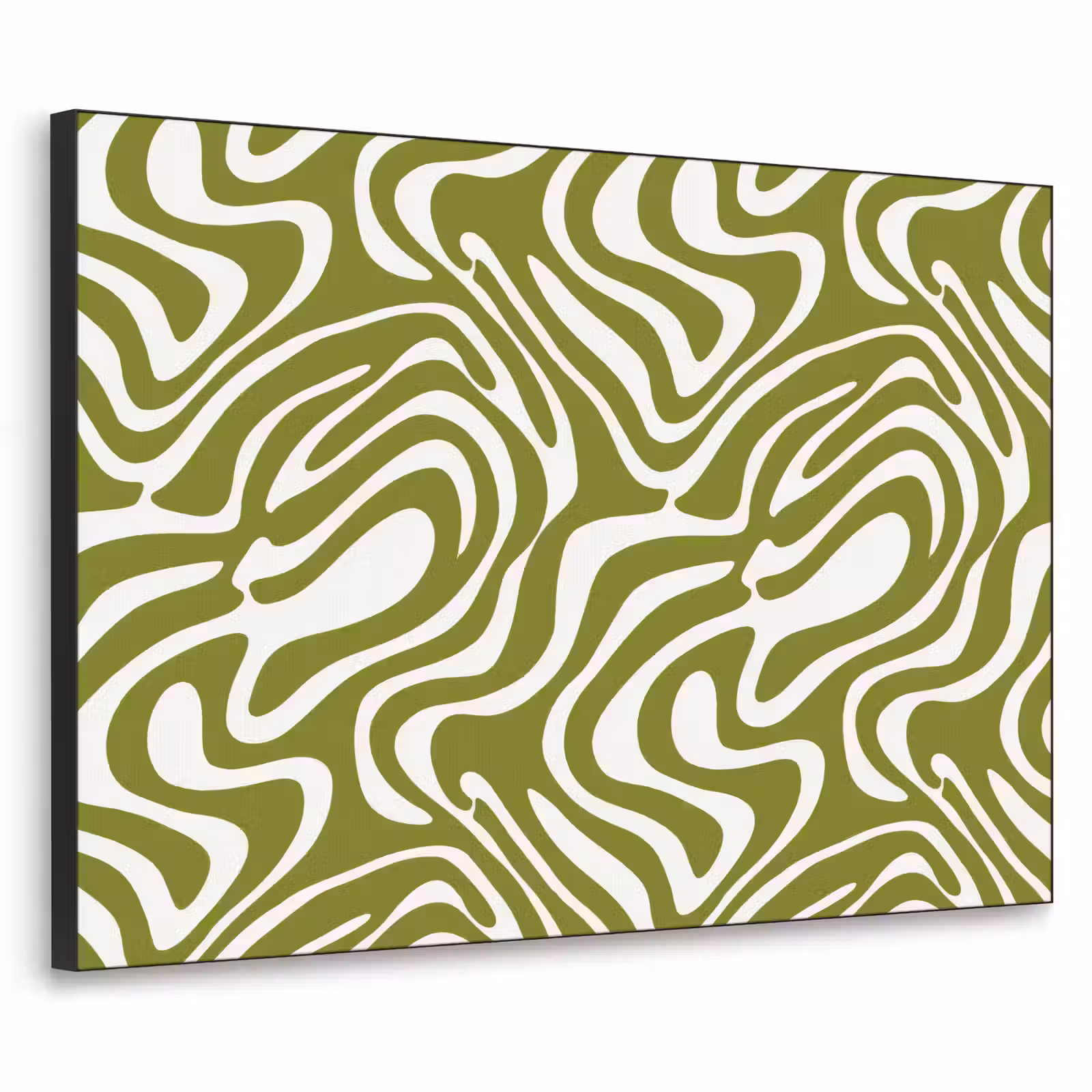 Art Frame - Lijnpatroon - Groen - Organisch — 1