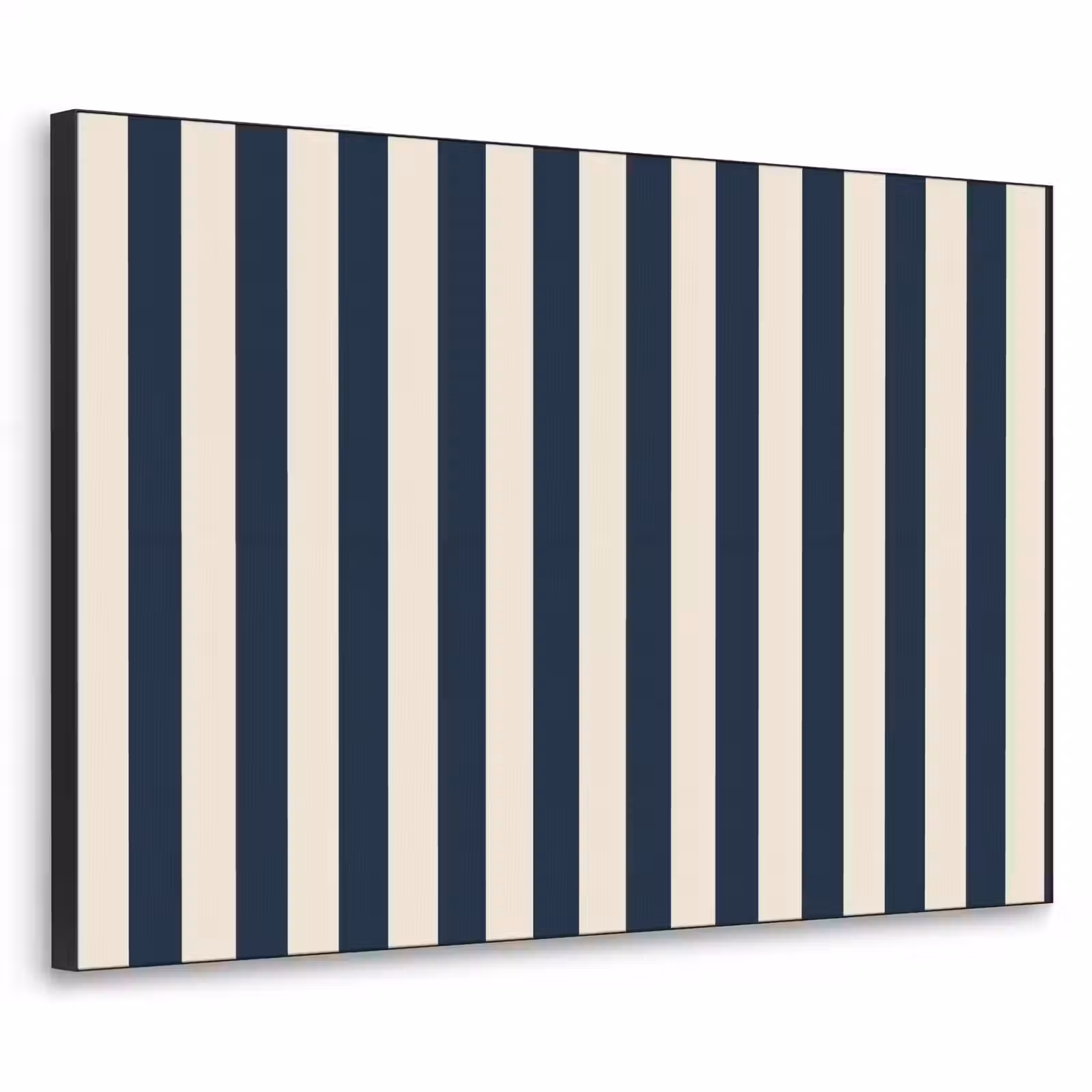 Art Frame - Verticale strepen - Blauw - Crème — 1