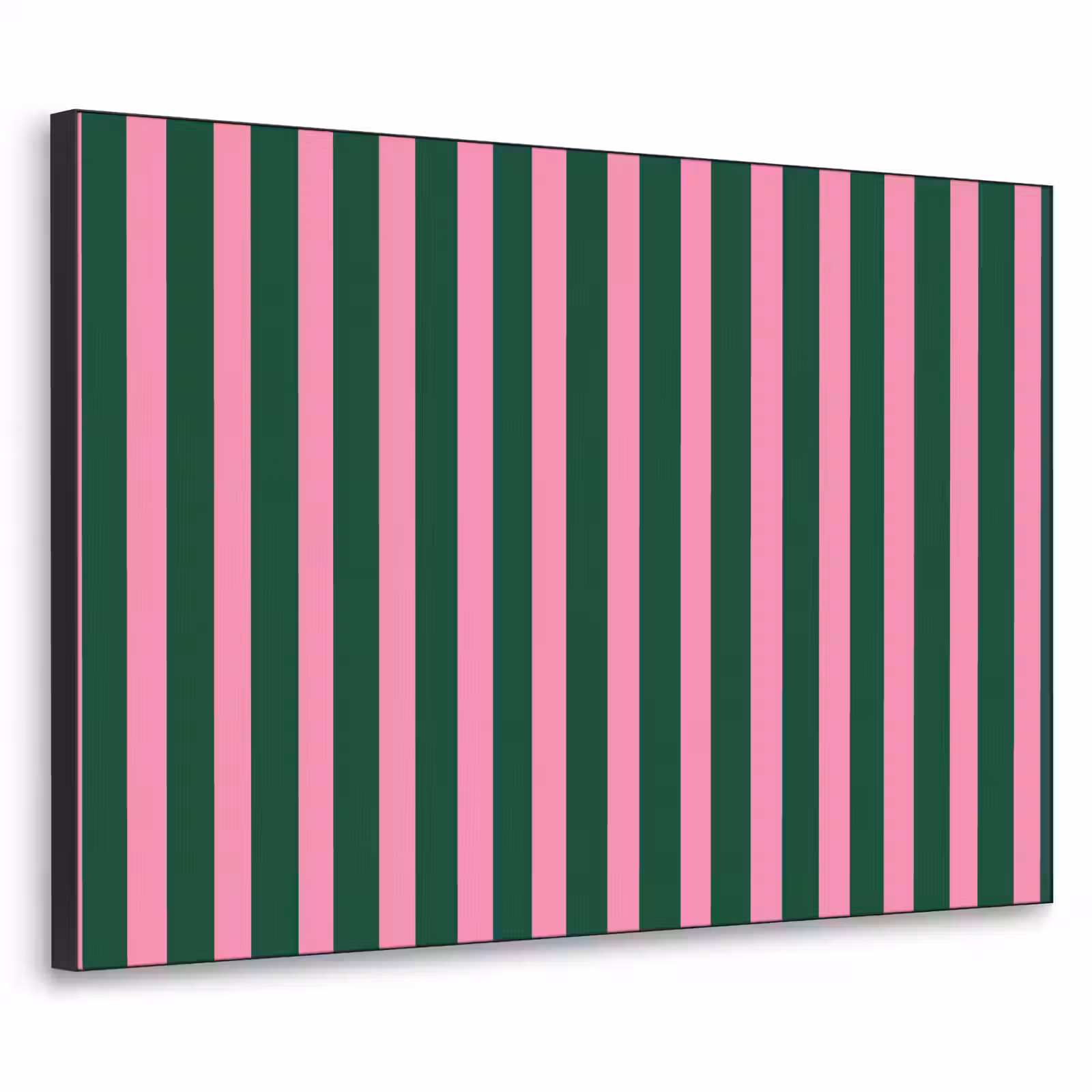 Art Frame - Verticale strepen - Groen - Roze — 1