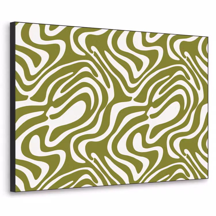 Art Frame - Lijnpatroon - Groen - Organisch — 1