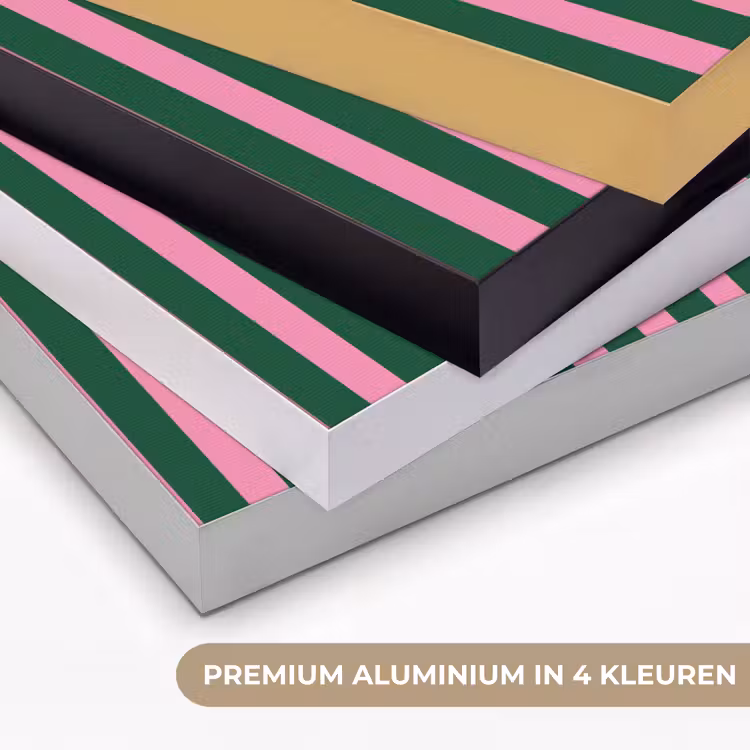 Art Frame - Verticale strepen - Groen - Roze — 2