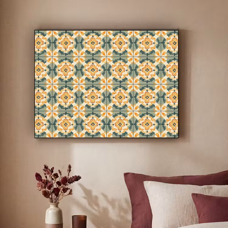 Art Frame - Keramiek - Verweerd - Kleurrijk — 3