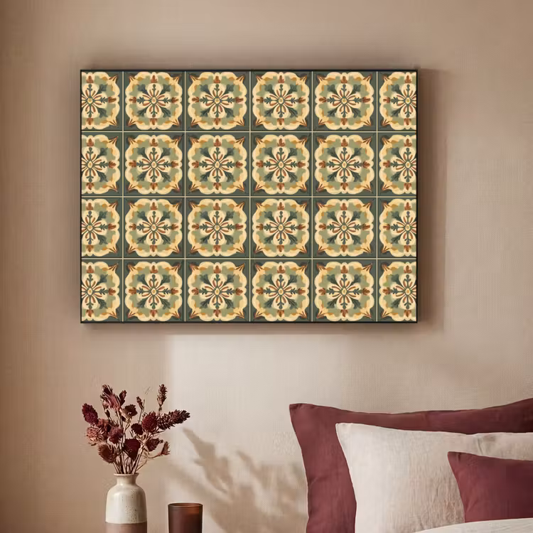 Art Frame - Ornament - Patroon - Groen — 3