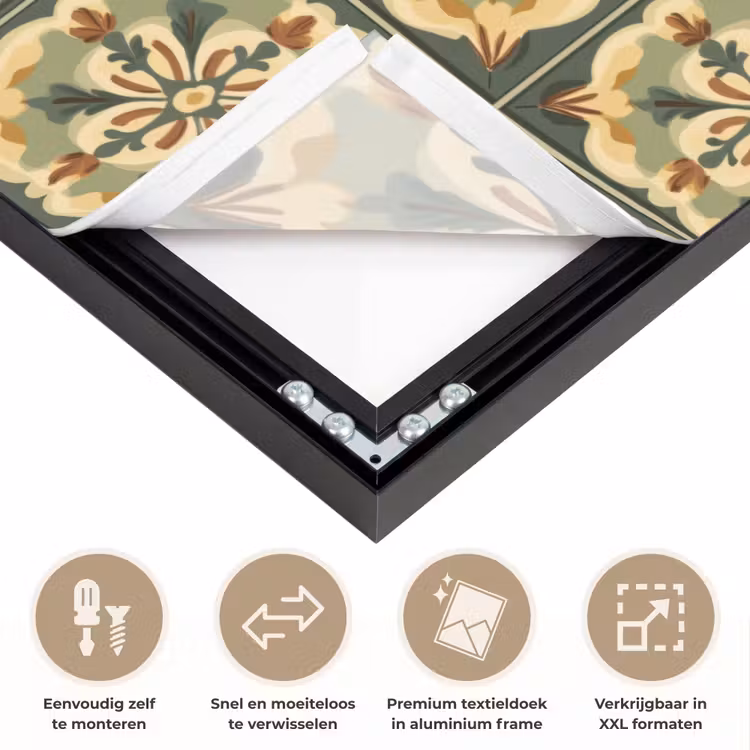 Art Frame - Ornament - Patroon - Groen — 4