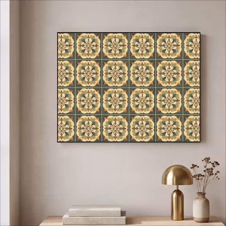 Art Frame - Ornament - Patroon - Groen — 5