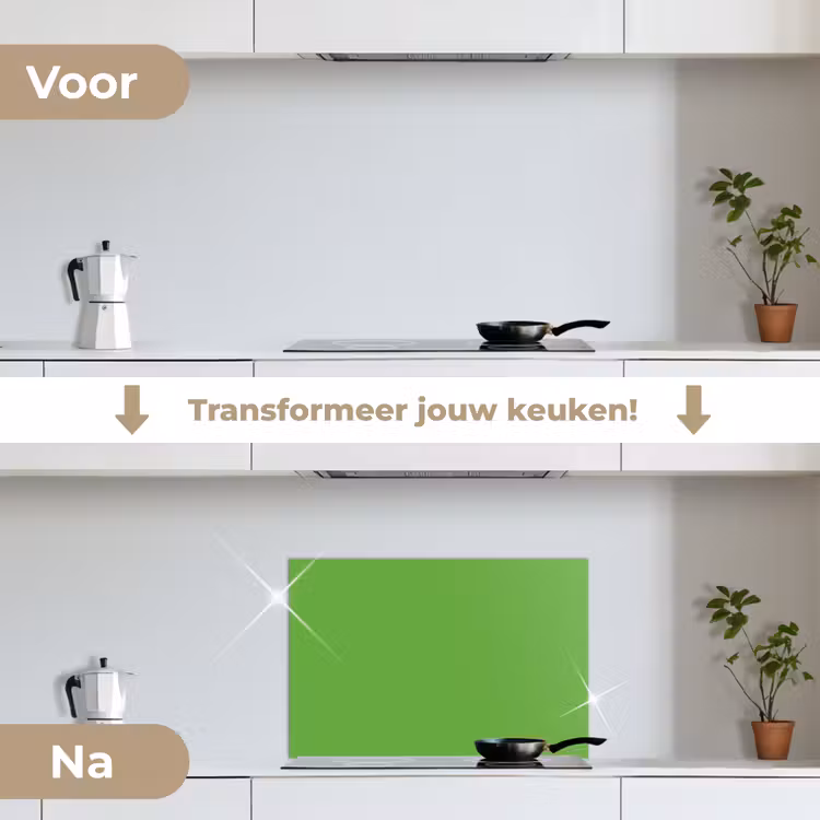 Spatscherm keuken - Groen - Kleuren - Natuur — 3