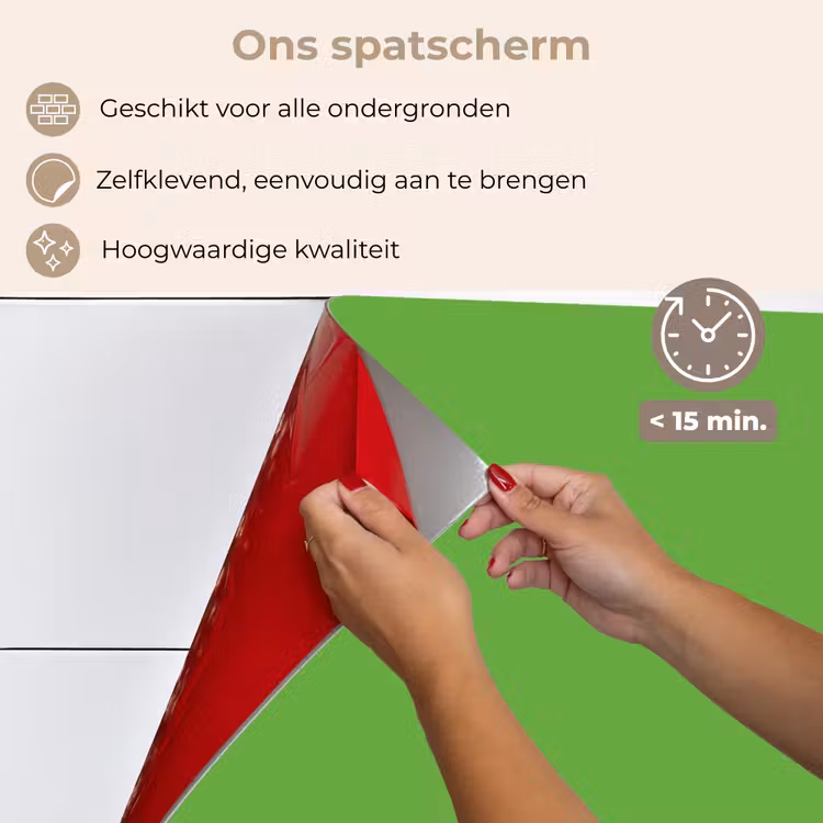 Spatscherm keuken - Groen - Kleuren - Natuur — 4