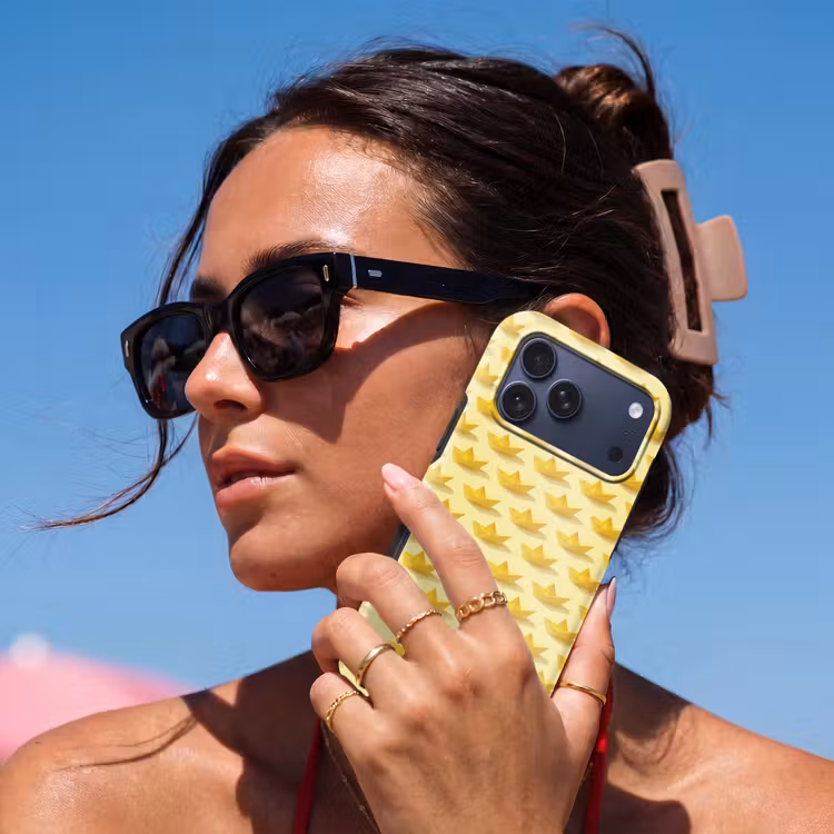 Telefoonhoesje Toughcase - Bootjes - Origami - Creatief - Geel — 6