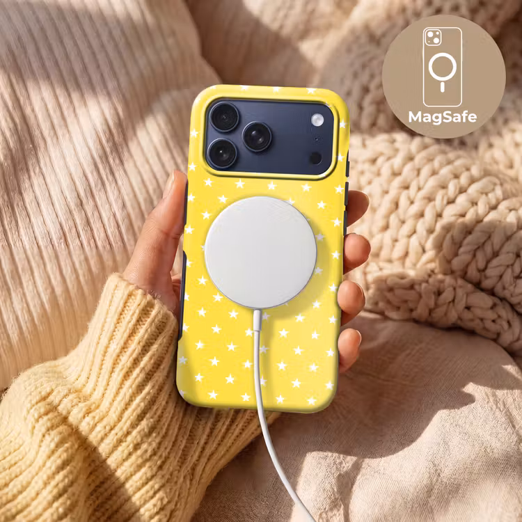 Telefoonhoesje Toughcase - Sterren - Patroon - Minimalistisch - Geel — 8