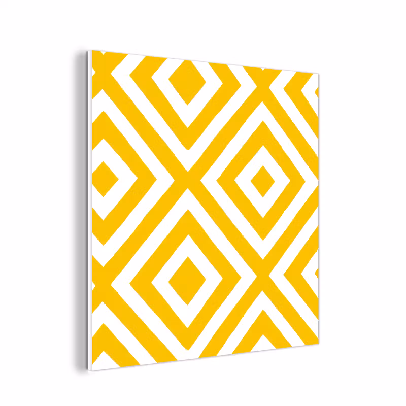 Forex - Geometrisch - Lijnen - Modern - Geel - Wit — 1