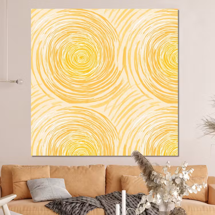 Forex - Cirkels - Abstract - Artistiek - Geel — 4