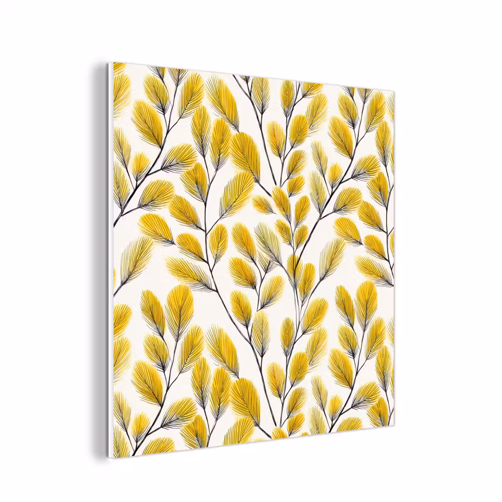 Forex - Bladeren - Botanisch - Elegant - Geel - Zwart — 1