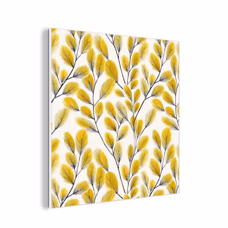 Forex - Bladeren - Botanisch - Elegant - Geel - Zwart — 1