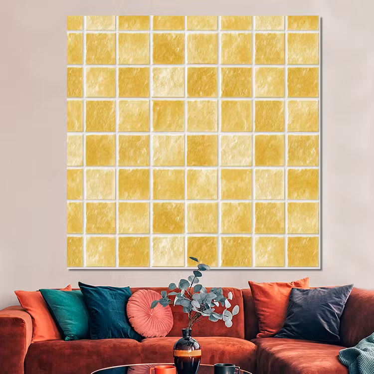 Forex - Tegels - Mozaïek - Textuur - Goudgeel — 3