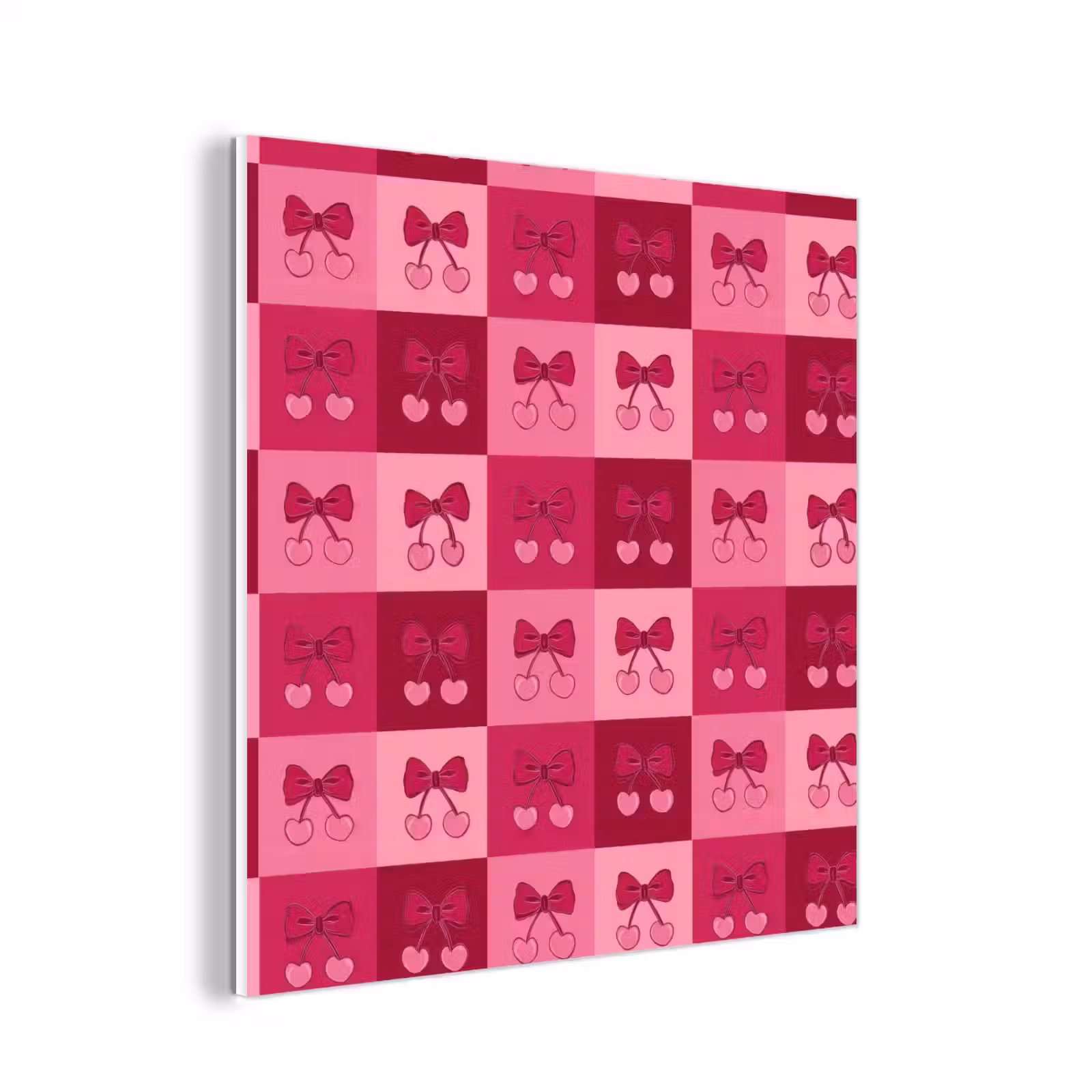 Forex - Kersen - Strikjes - Speels - Roze - Bordeaux — 1