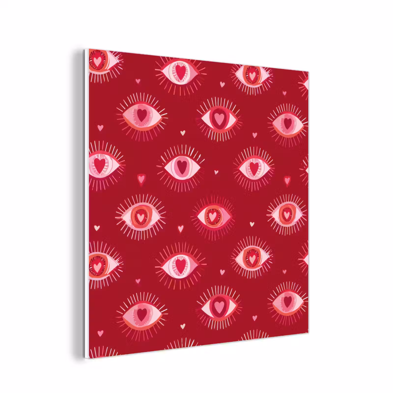 Forex - Ogen - Patroon - Roze - Donkerrood — 1