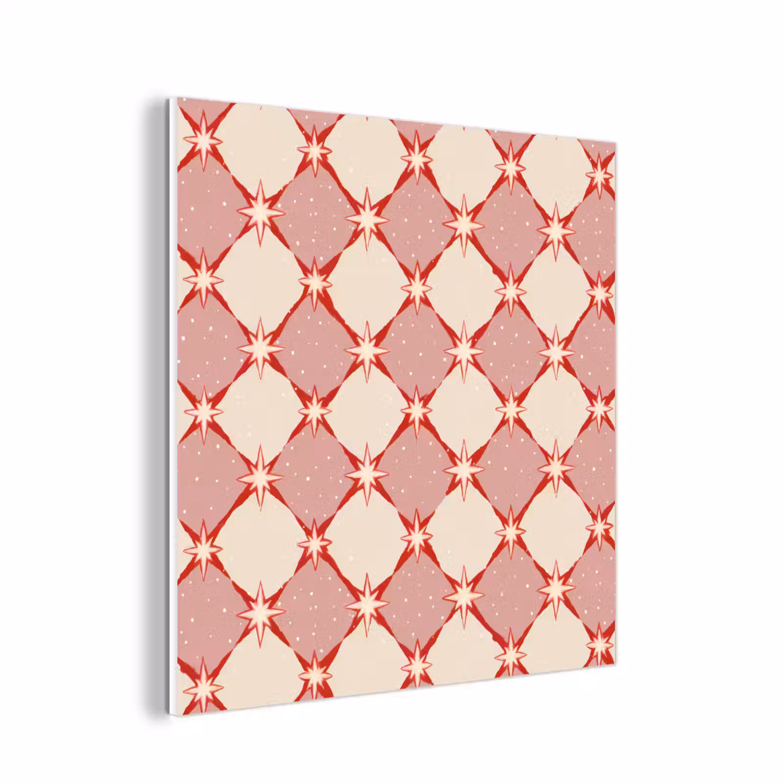 Forex - Ruiten - Sterren - Vintage - Oudroze - Rood — 1