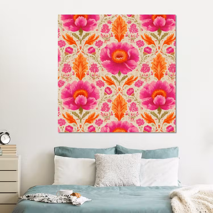 Forex - Bloemen - Barok - Roze - Oranje — 2