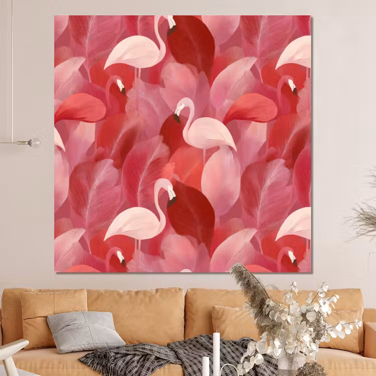 Forex - Flamingo - Botanisch - Elegant - Roze - Rood — 4