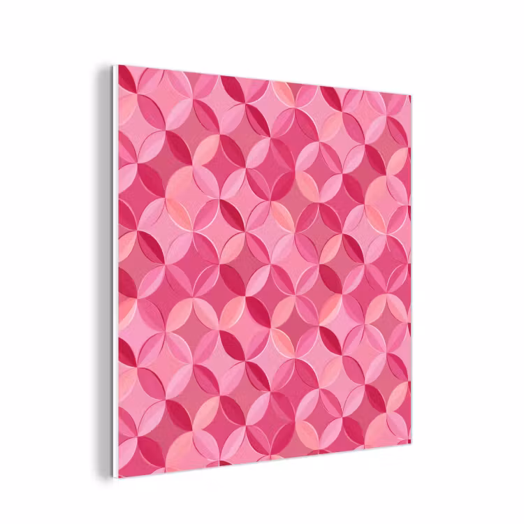 Forex - Geometrisch - Mozaïek - Modern - Roze — 1