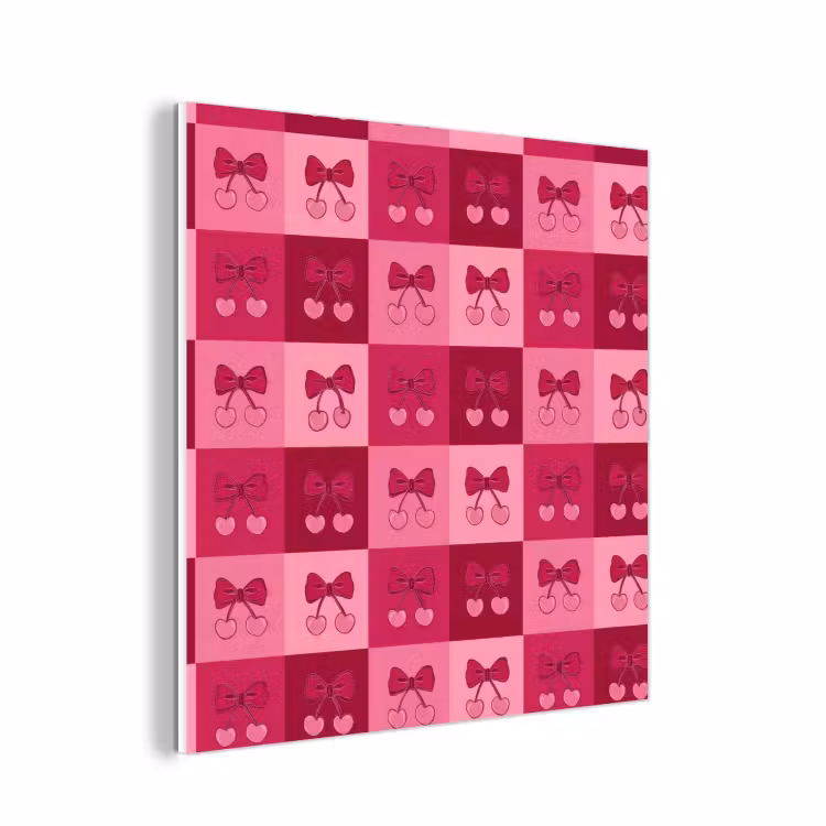 Forex - Kersen - Strikjes - Speels - Roze - Bordeaux — 1