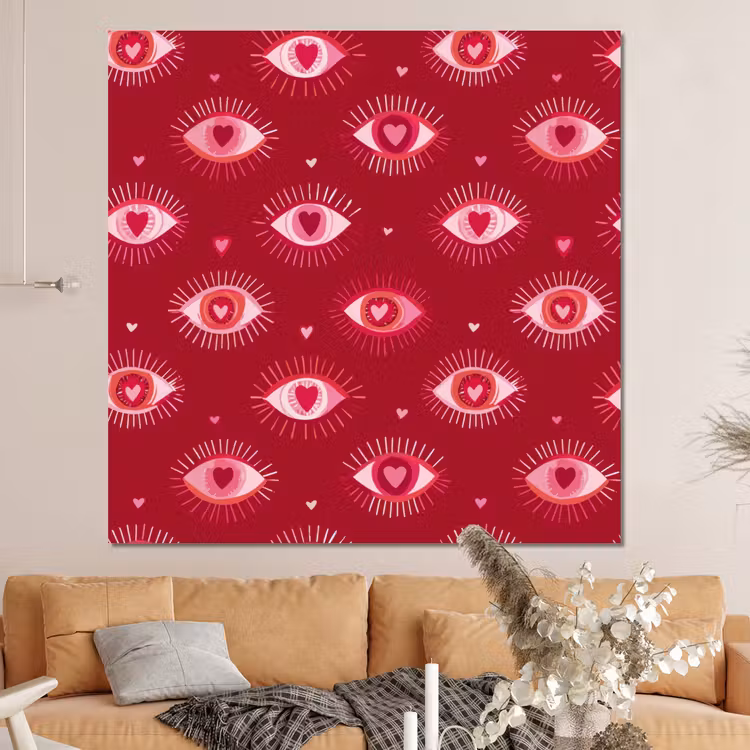 Forex - Ogen - Patroon - Roze - Donkerrood — 4