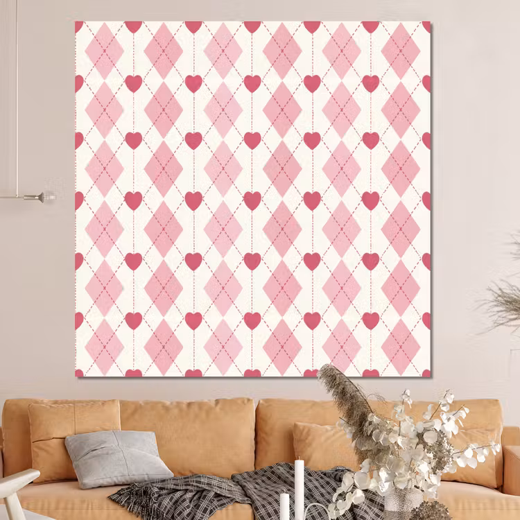 Forex - Ruiten - Klassiek - Roze - Wit — 4