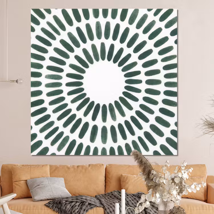 Forex - Abstract - Cirkel - Patroon - Modern - Groen — 4
