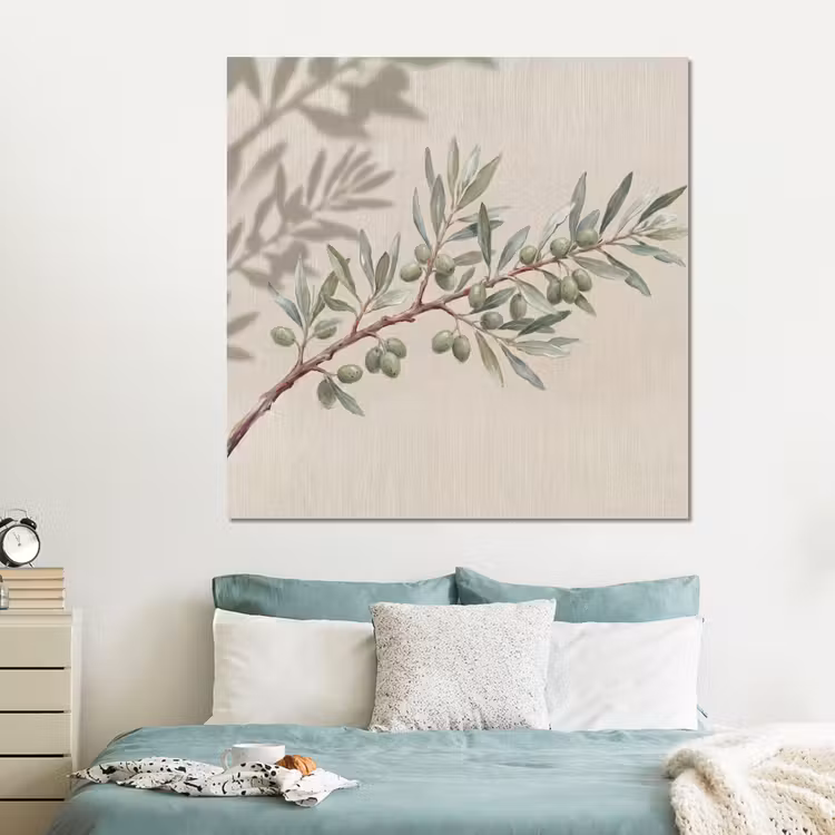 Forex - Olijftak - Bladeren - Natuur - Groen - Beige — 2