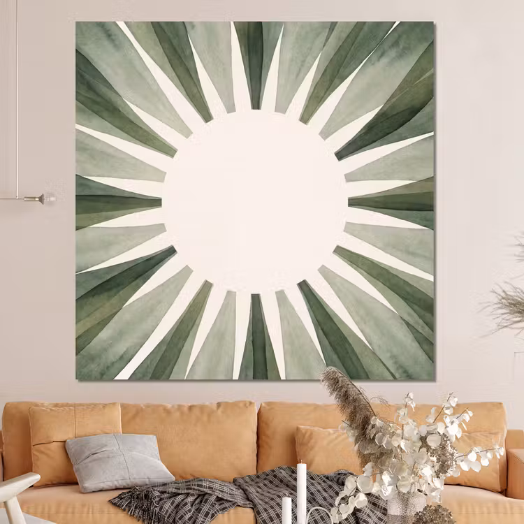 Forex - Planten - Abstract - Waterverf - Groen - Natuur — 4