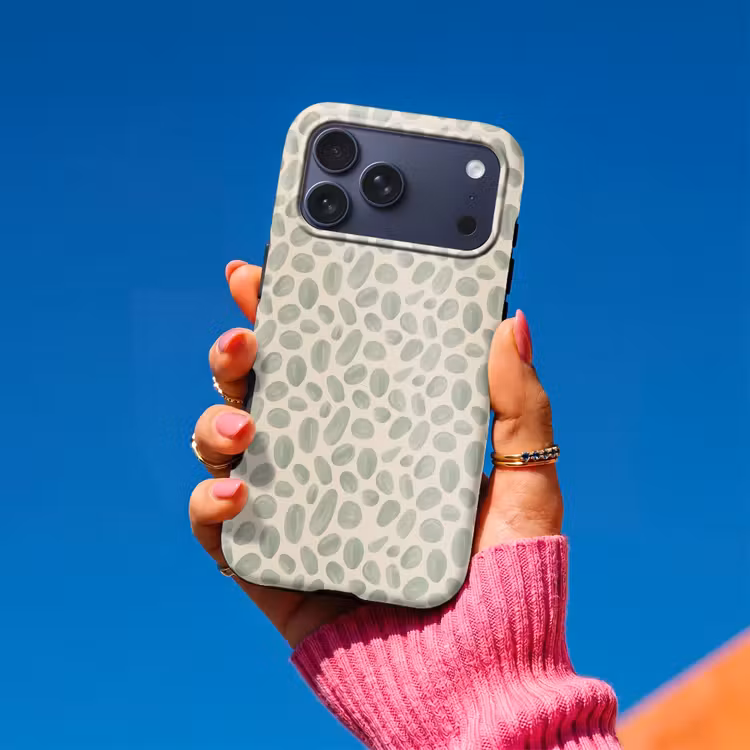 Telefoonhoesje Toughcase - Abstract - Patroon - Organisch - Groen - Modern — 2