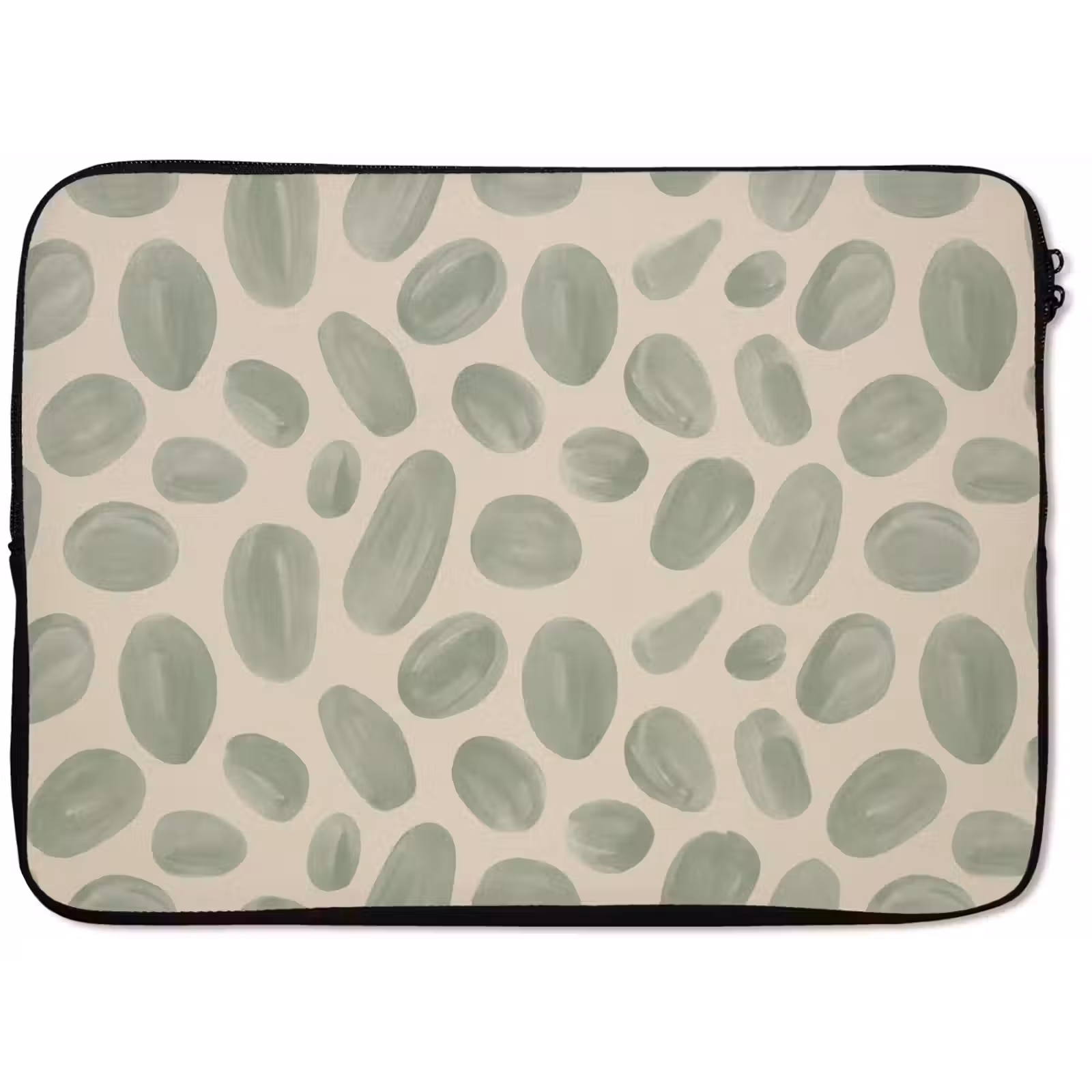 Laptophoes - Abstract - Patroon - Organisch - Groen - Modern — 1