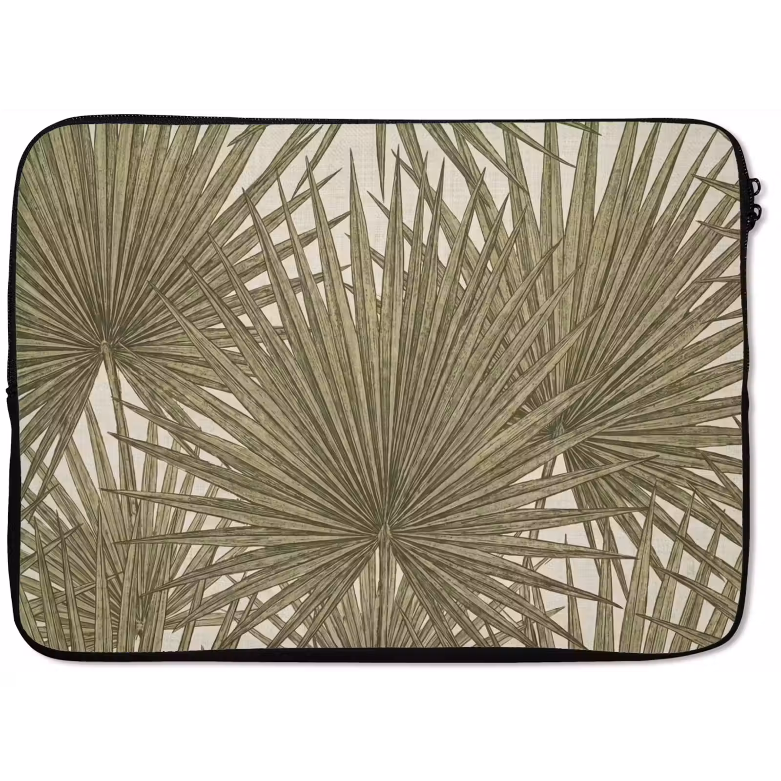 Laptophoes - Blad - Tropisch - Patroon - Natuur - Groen — 1