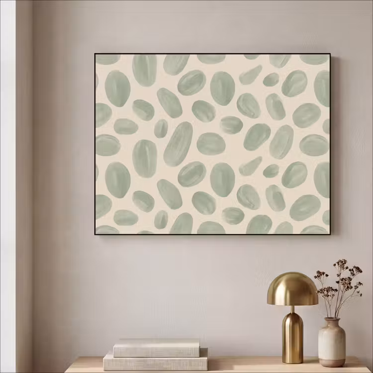 Art Frame - Abstract - Patroon - Organisch - Groen - Modern — 5