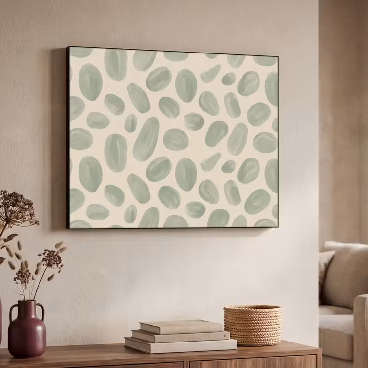 Art Frame - Abstract - Patroon - Organisch - Groen - Modern — 7