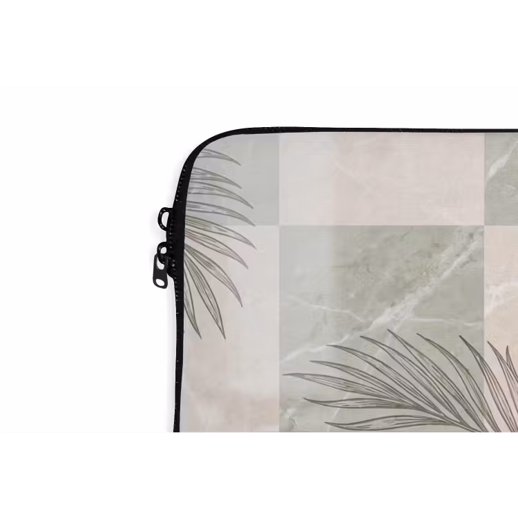 Laptophoes - Planten - Bladeren - Marmer - Modern - Groen — 5