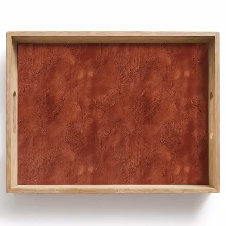 Dienblad - Stucwerk - Textuur - Terracotta — 1