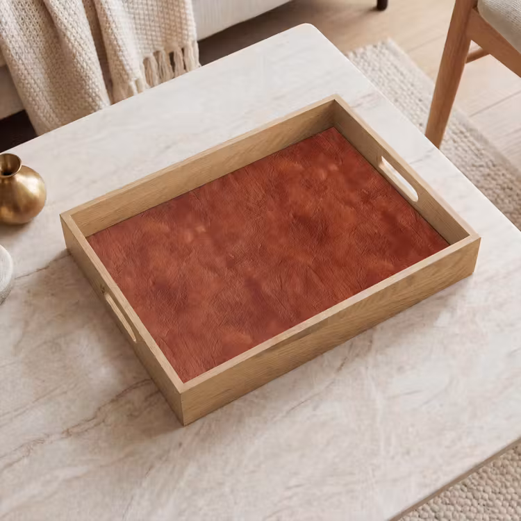 Dienblad - Stucwerk - Textuur - Terracotta — 2